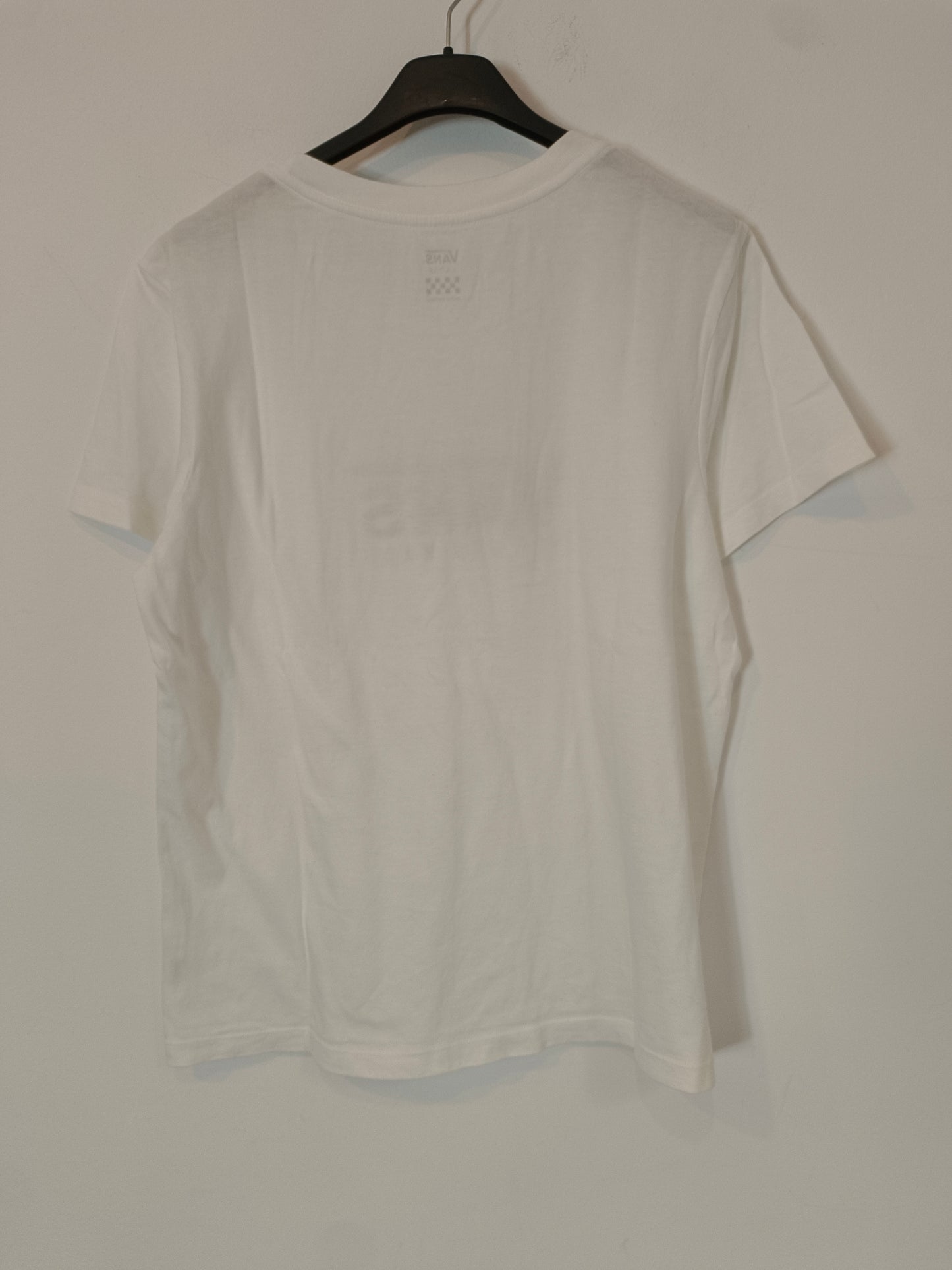 VANS. Camiseta blanca letras T.l