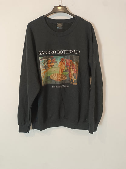 ARIZONA BASICS. Sudadera negra "botticelli" T.l