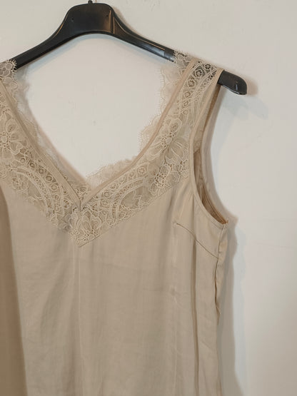 H&M. Top lencero beige T.34