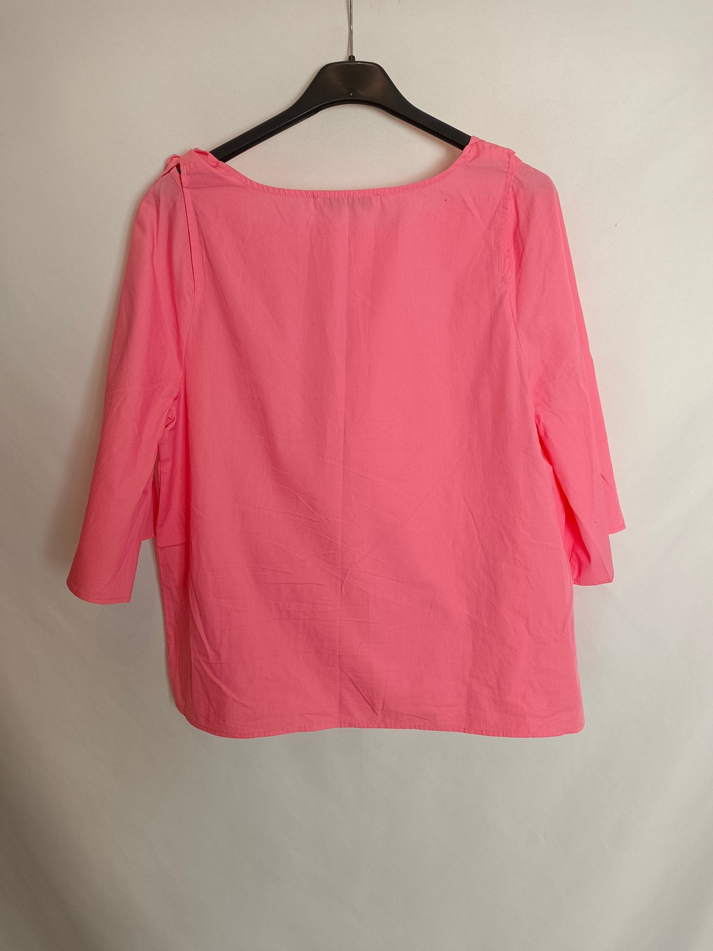 MANGO. Top rosa lazada T.m