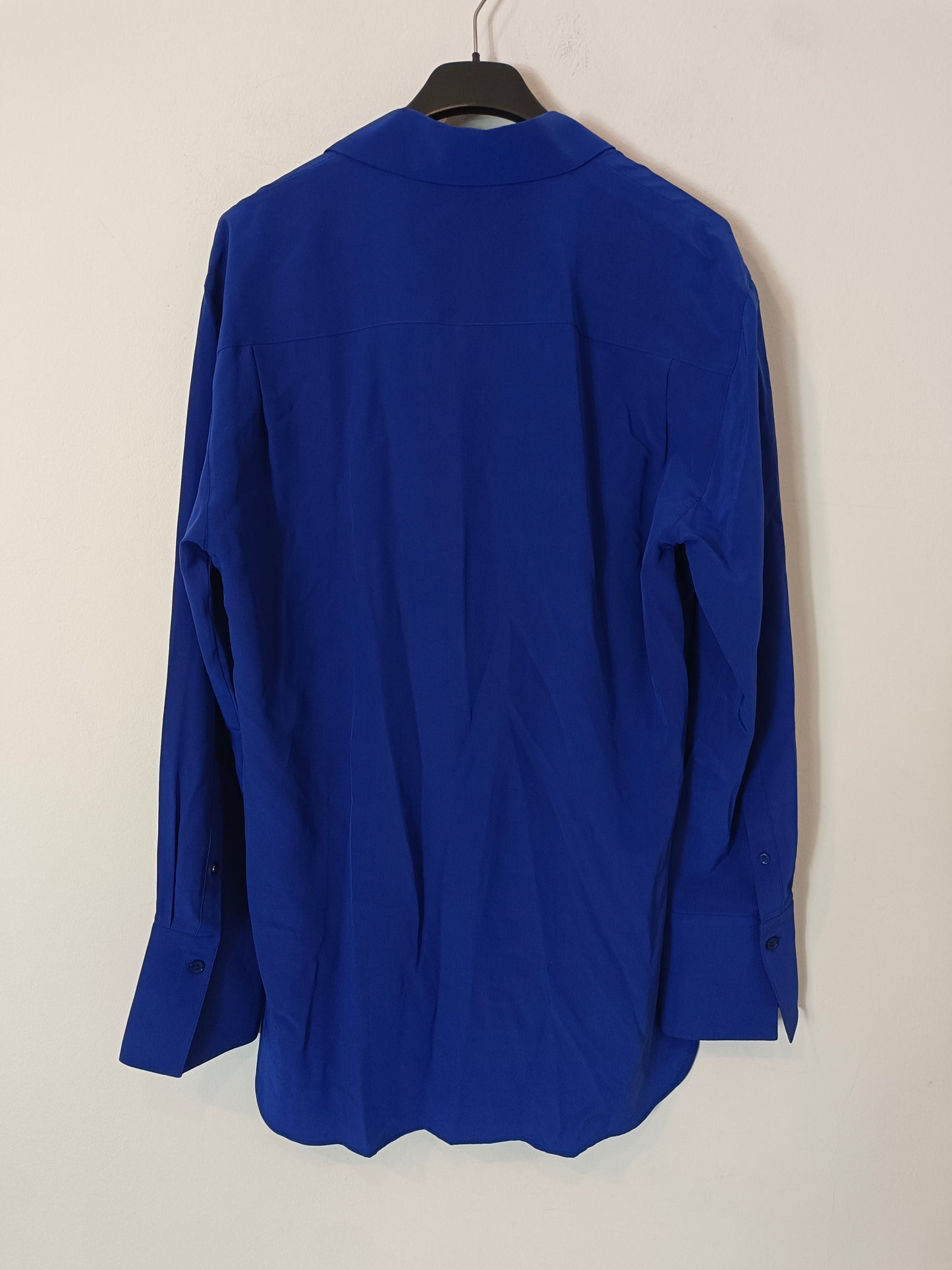 JOSEPH. Blusa fluida azul T.36