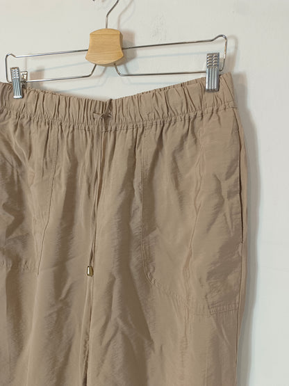 TEX. Pantalón beige fluido  T.l