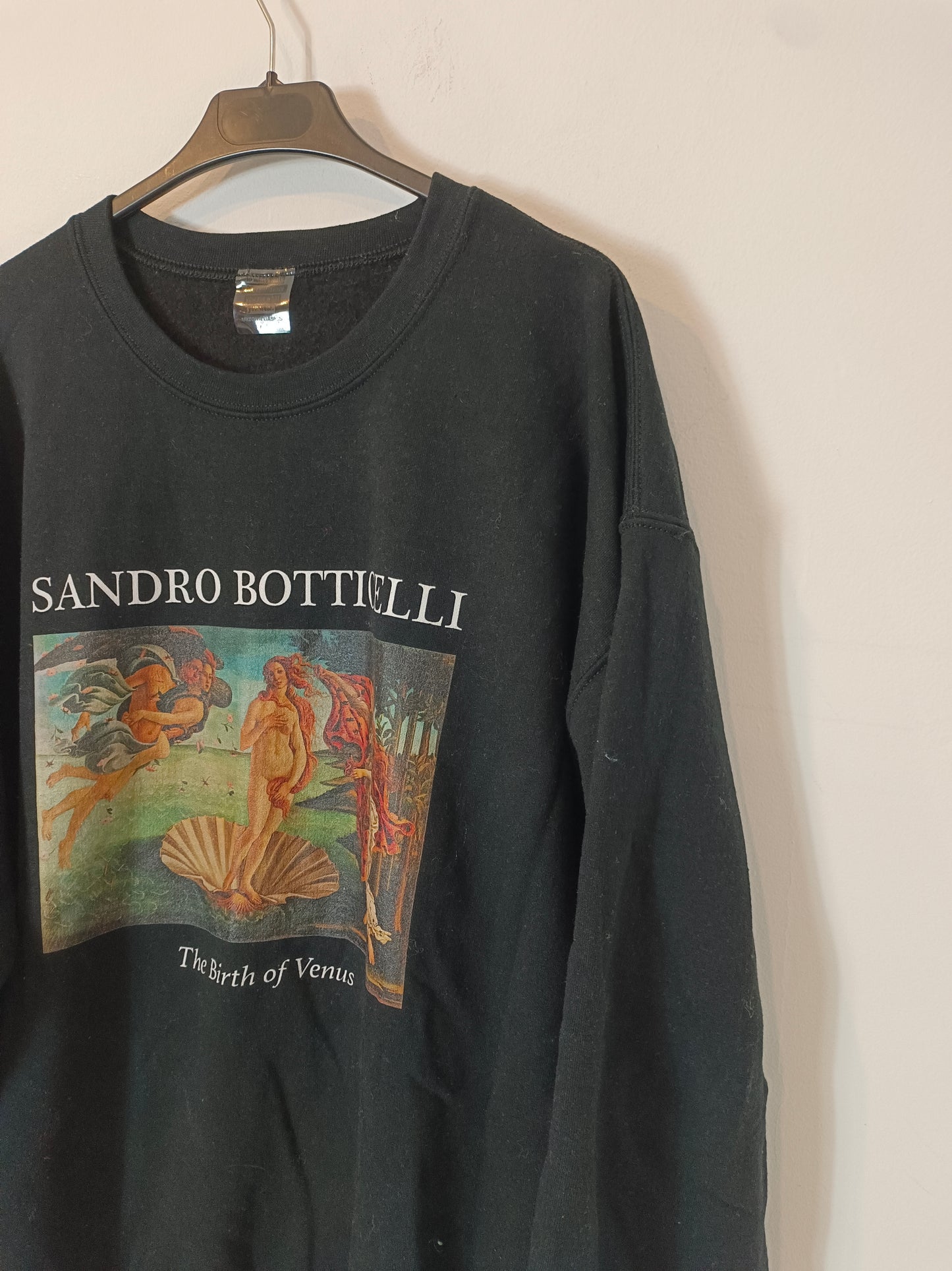 ARIZONA BASICS. Sudadera negra "botticelli" T.l