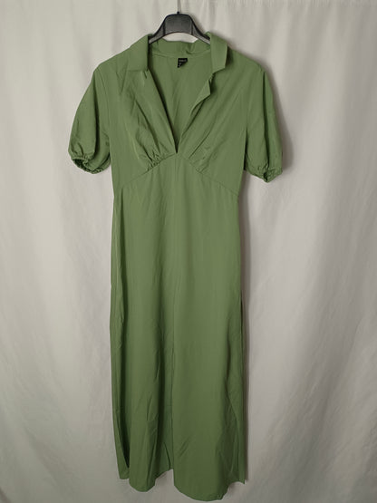 SHEIN. Vestido largo verde T.S