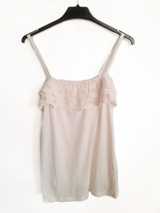 STRADIVARIUS. Top beige  T.s