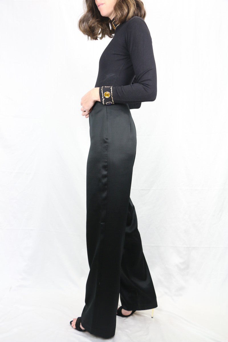 HERMES GOVANTES. Pantalones negros T.40