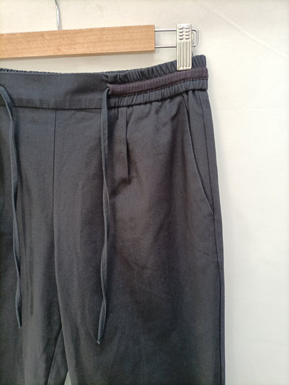 ZARA. Pantalón azul fluido T.s