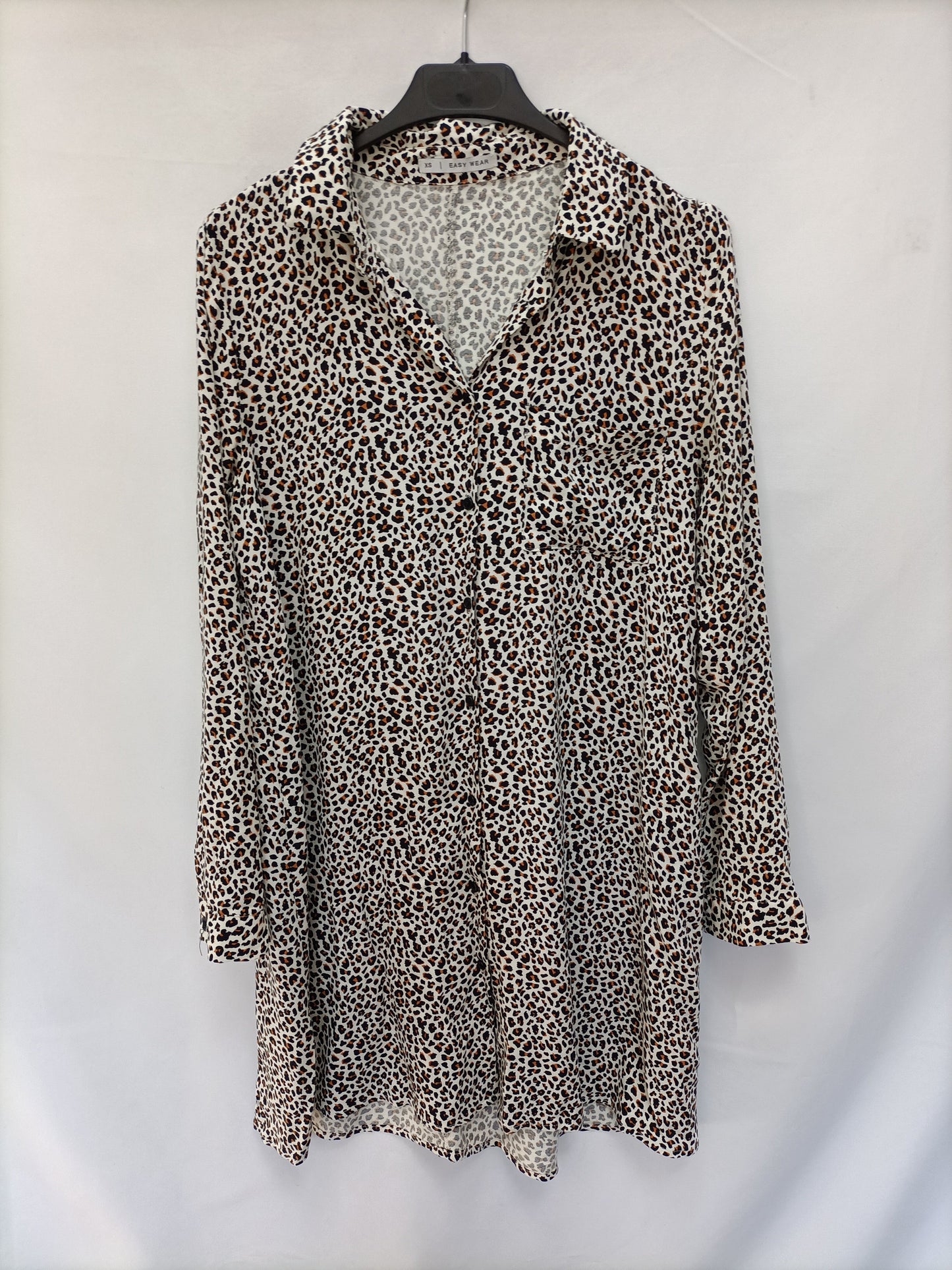 EASY WEAR. Vestido animal print T.xs