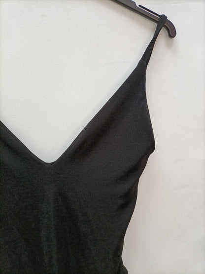 ZARA. Body negro tirantes T.s