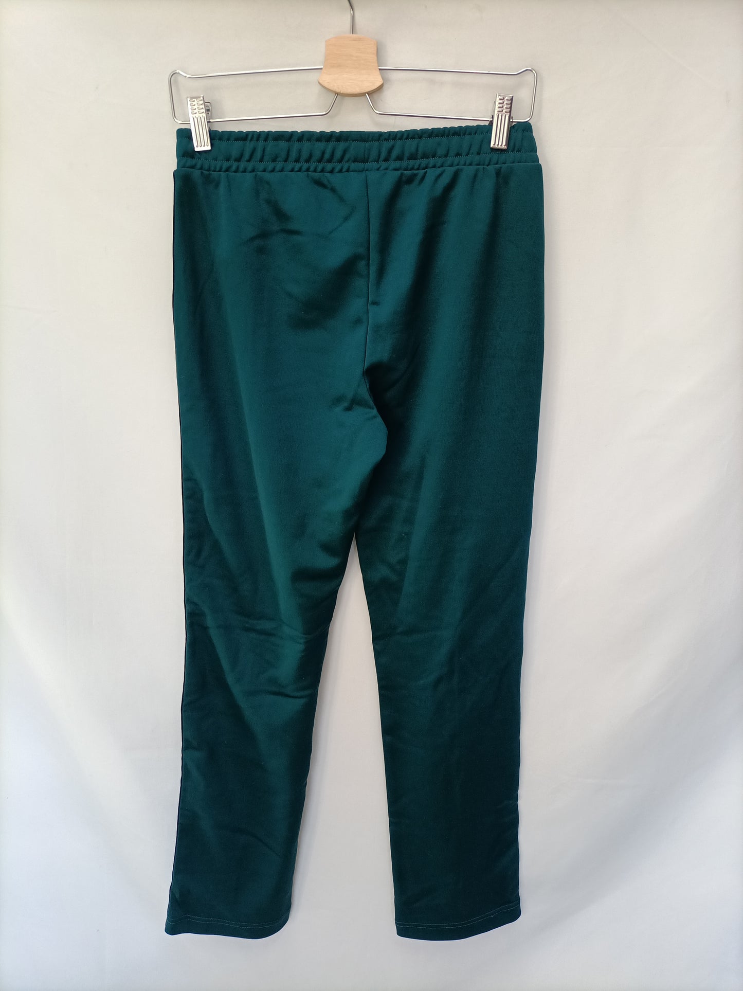 HKM. Pantalón elástico verde T.s