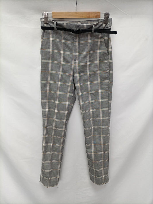 OTRAS. Pantalón cuadros gris  T.u (34)