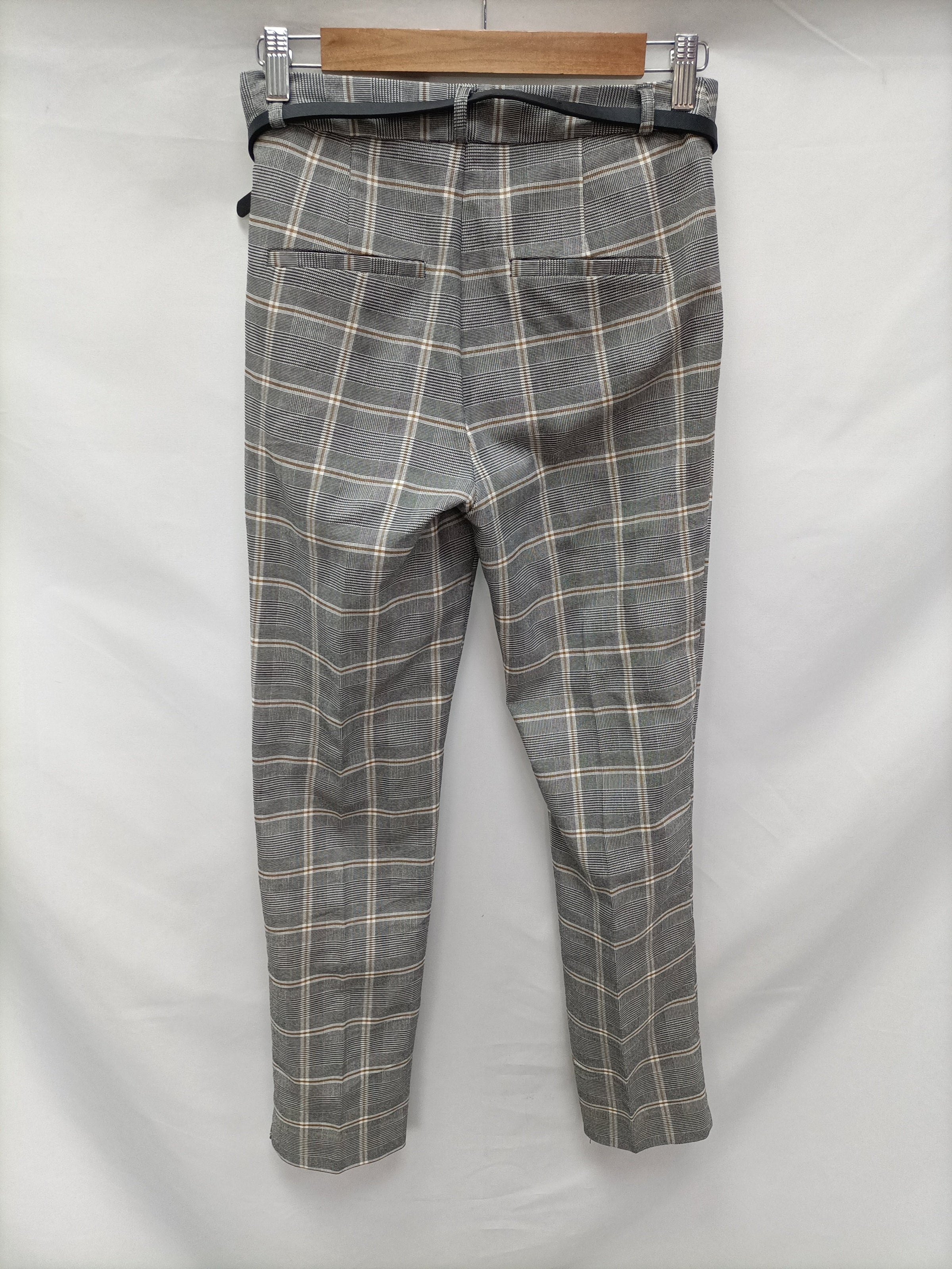 Pantalon de cuadros online gris