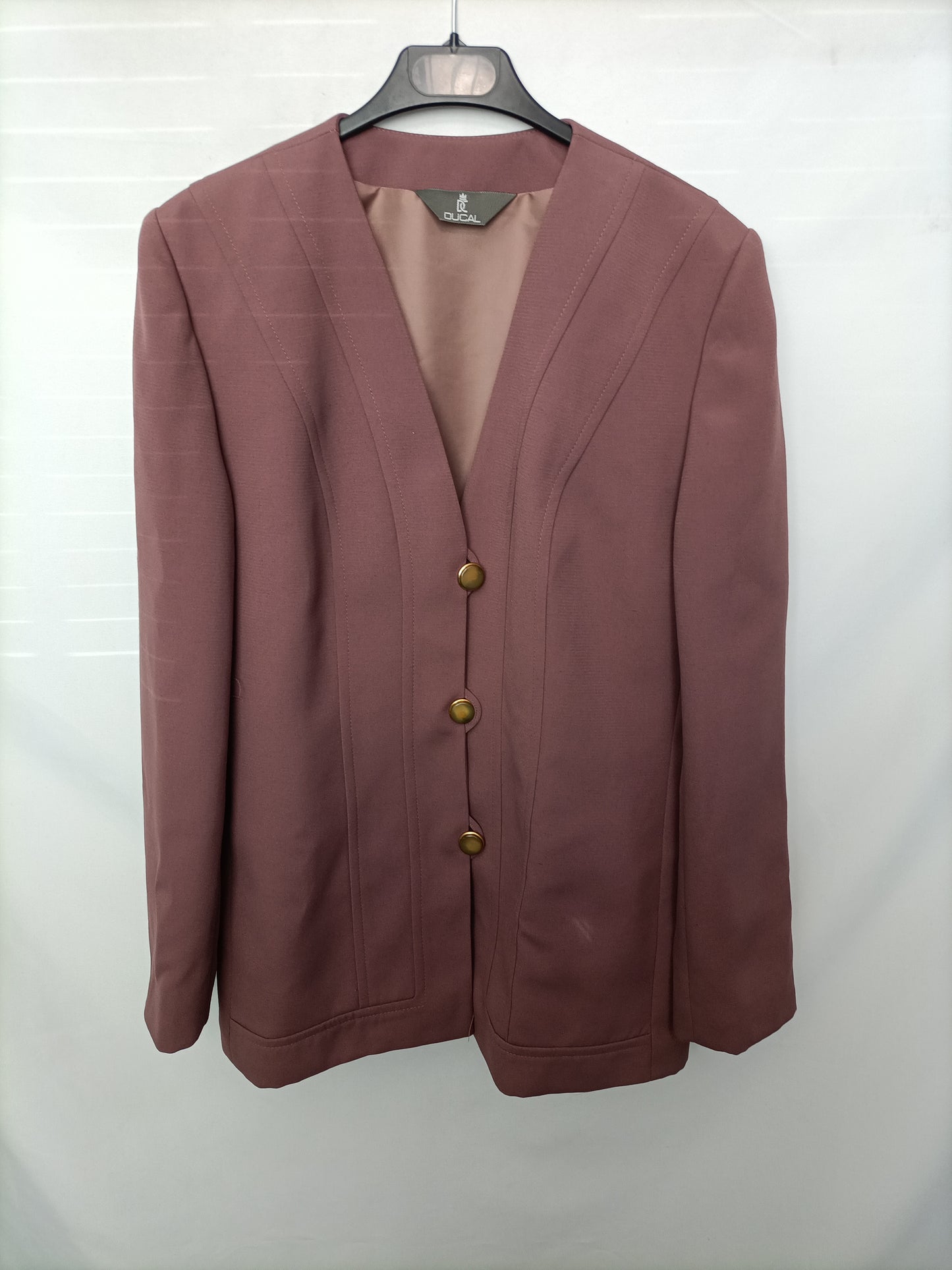 DUCAL. Blazer rosa vintage T.44