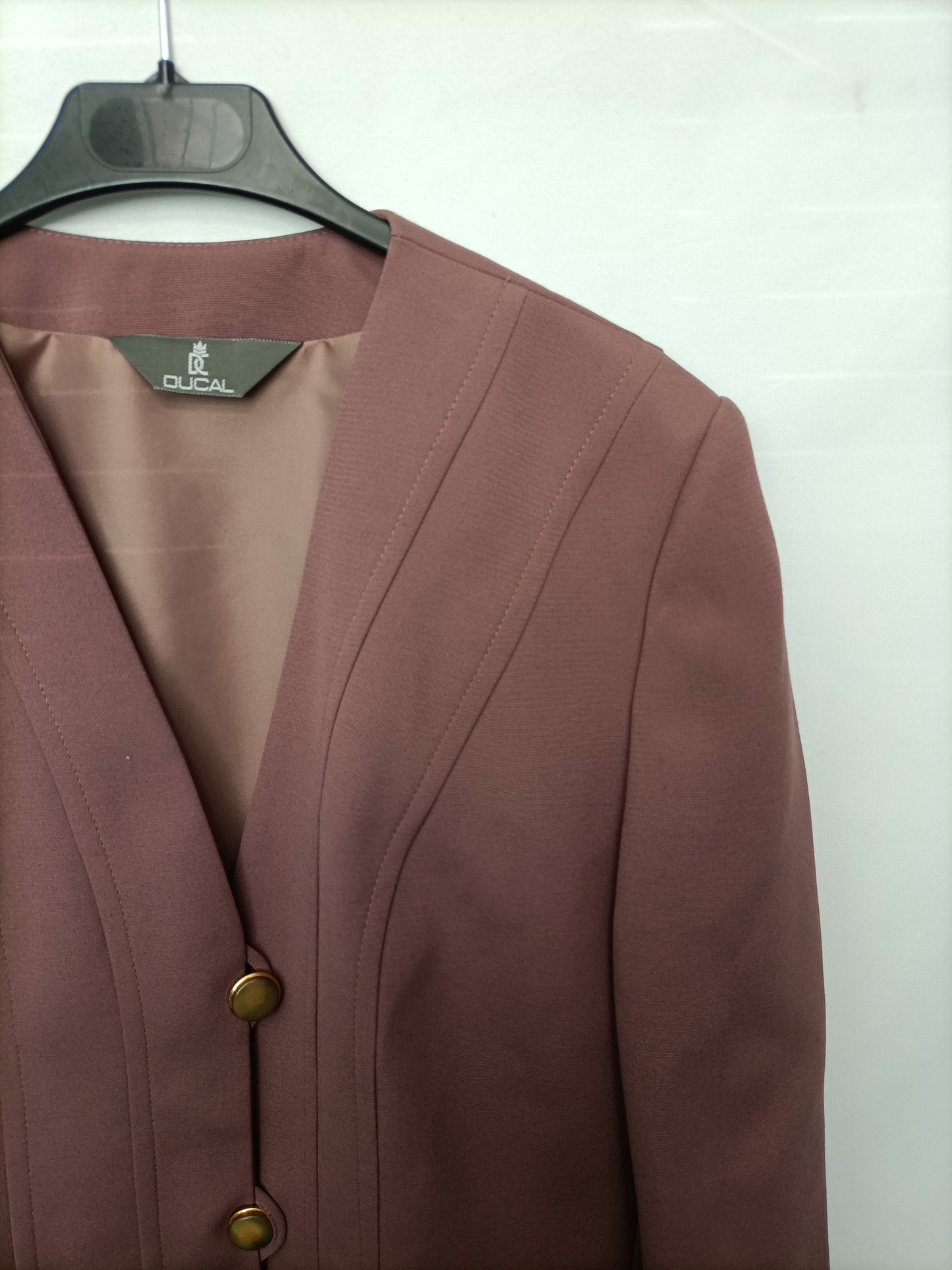 DUCAL. Blazer rosa vintage T.44