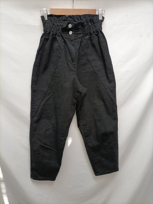 LUMINA. Pantalón negro slouchy T.s