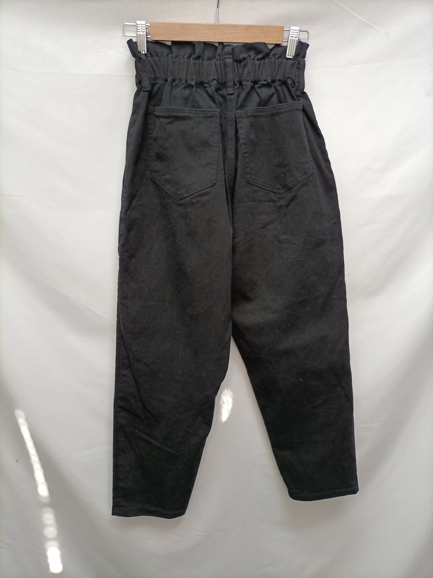 LUMINA. Pantalón negro slouchy T.s