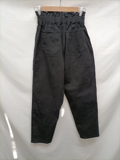 LUMINA. Pantalón negro slouchy T.s