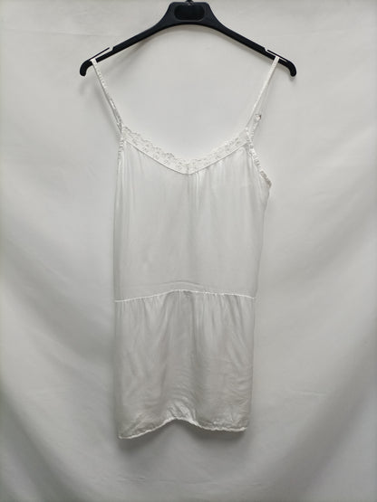 RENATA&CO. Top/vestido lencero blanco T.u (s)