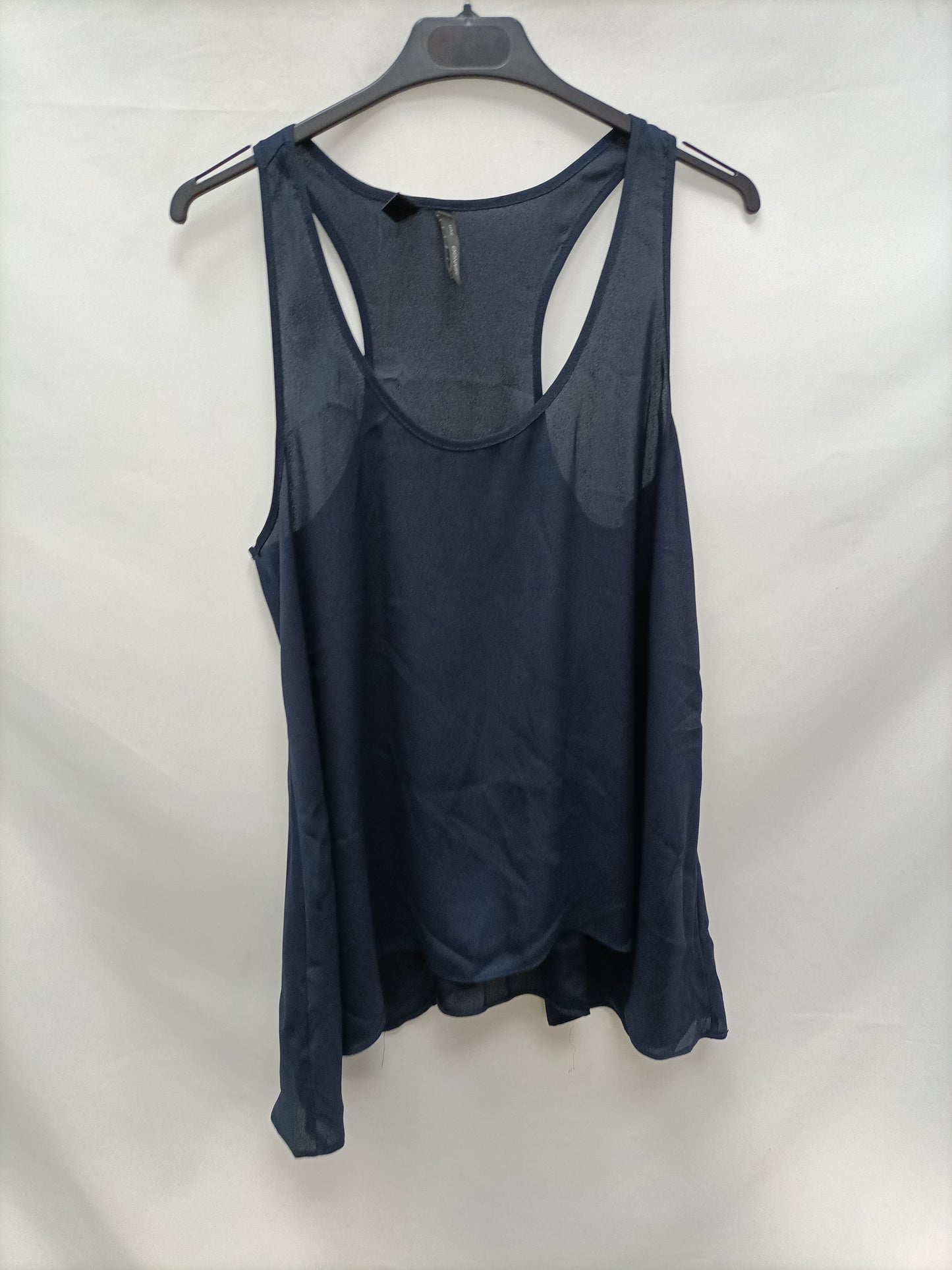 MANGO. Top fluido azul T.m