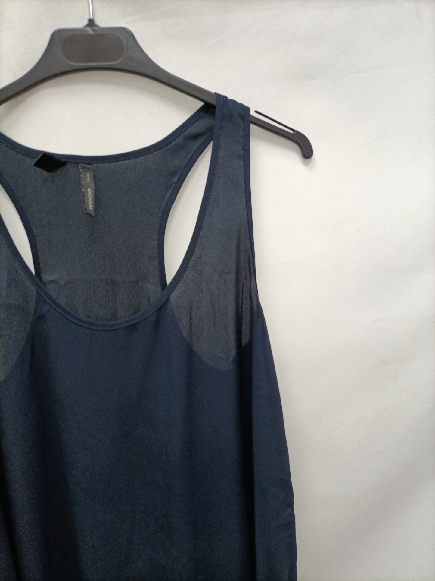 MANGO. Top fluido azul T.m