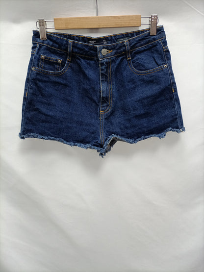 OKEYSI. Shorts denim oscuro T.38