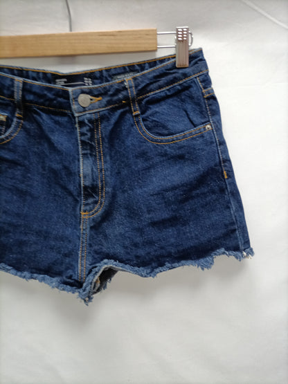 OKEYSI. Shorts denim oscuro T.38