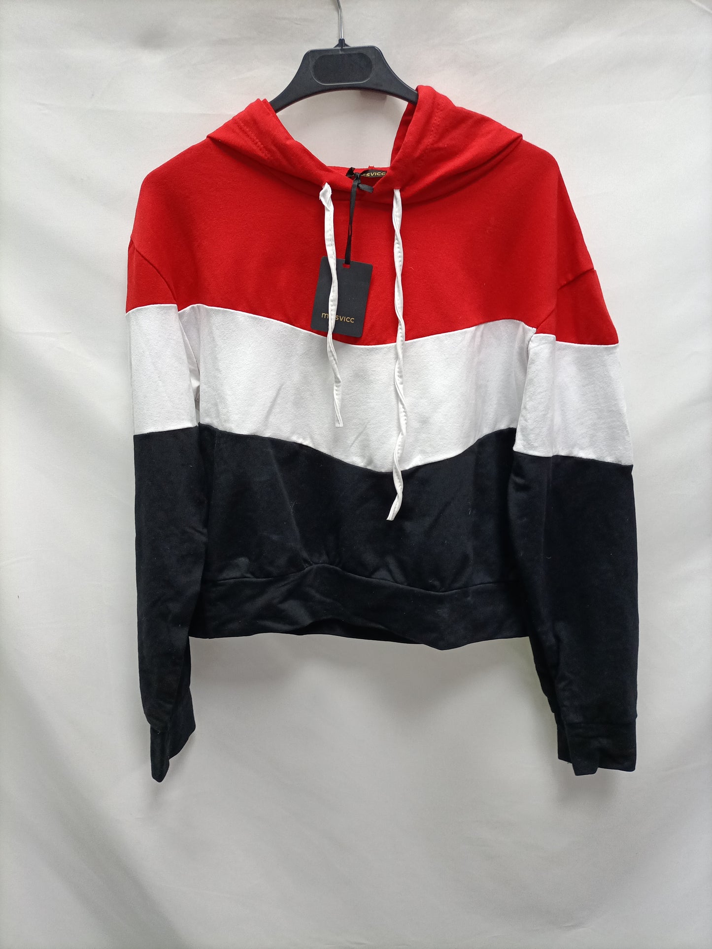 MISSVICC. sudadera tricolor T.m