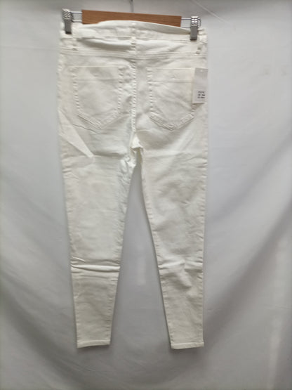 BIMANI. Pantalón blanco roto T.38