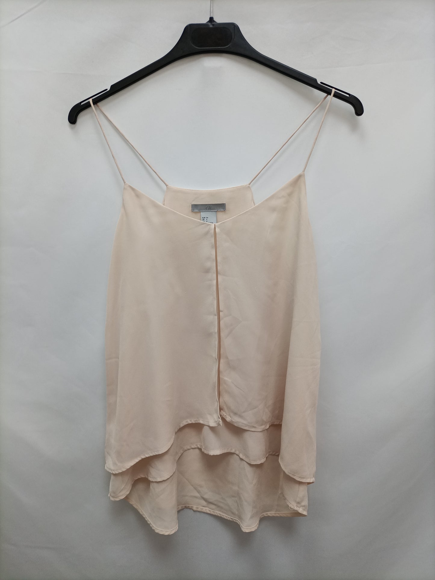 H&M. Top tirantes rosa palo T.34