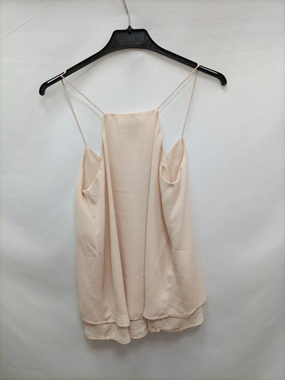 H&M. Top tirantes rosa palo T.34