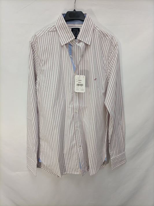 AMICHI. Camisa de rayas Oxford