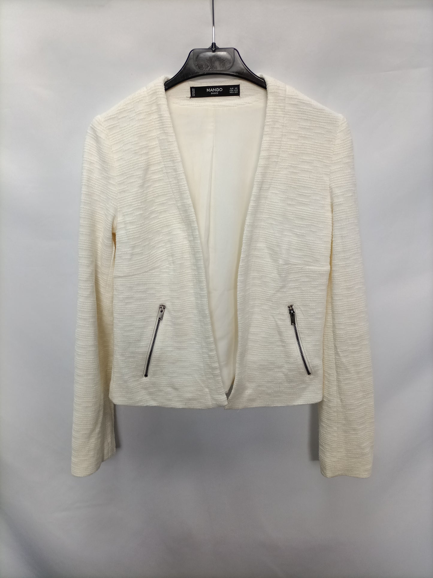 MANGO. Chaqueta tweed T.xs