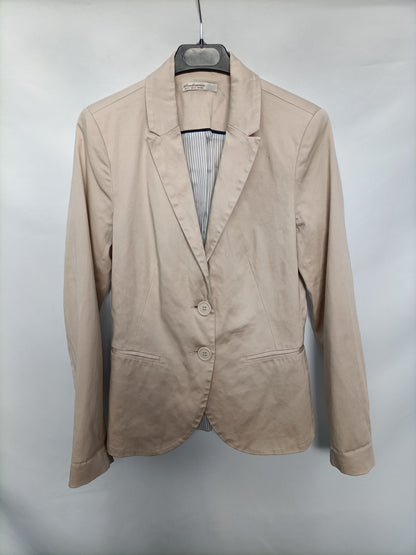 STRADIVARIUS. Blazer beige T.s