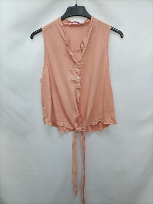 SUPRÉ. Blusa nude lazada T.xs