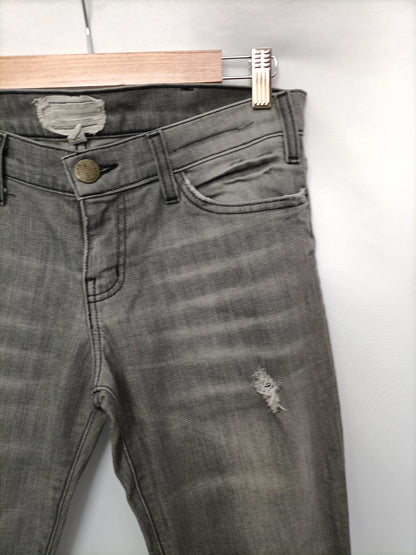 CURRENT ELLIOT. Pantalón gris rotos T.40