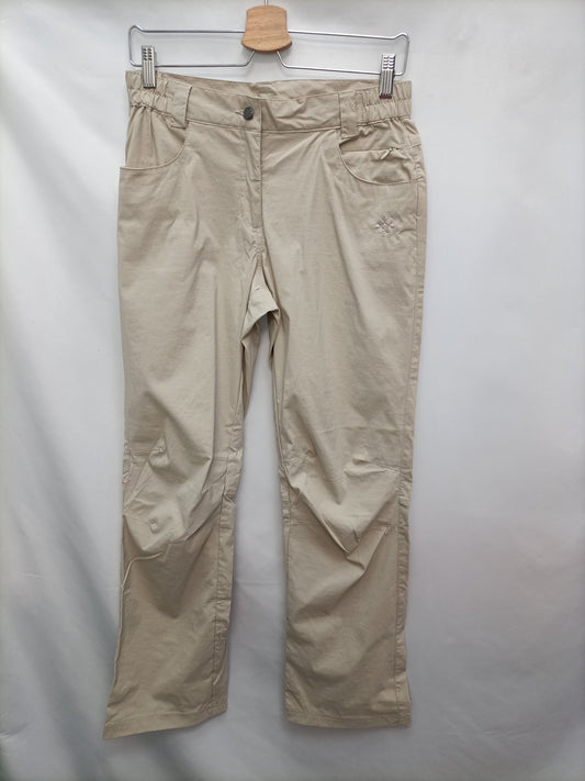 CRIVIT. Pantaló beige fino T.40