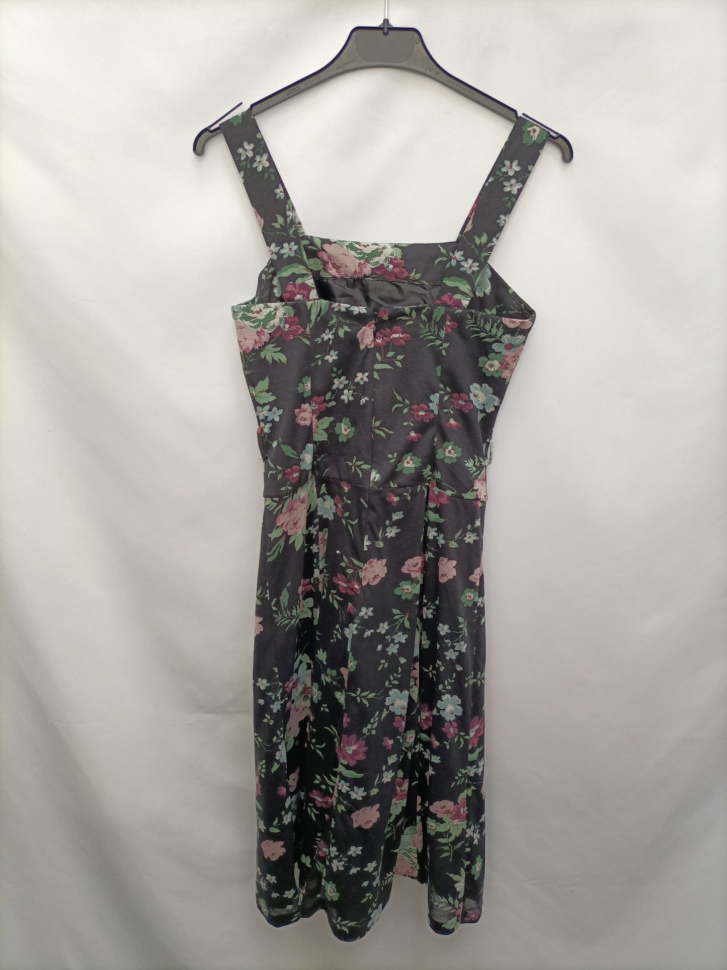 MANGO. Vestido midi flores T.s