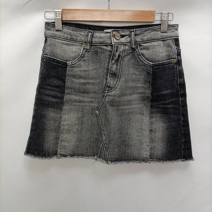 BROWNIE. Falda denim bicolor T.s