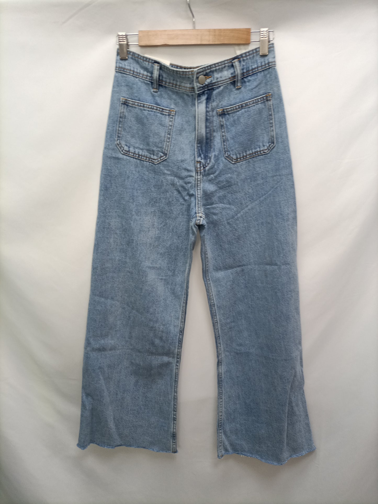 SWEEWË. Pantalón culotte denim T.36