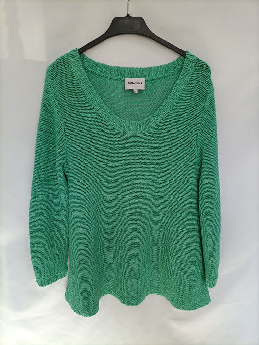 BIMBA Y LOLA. Jersey verde