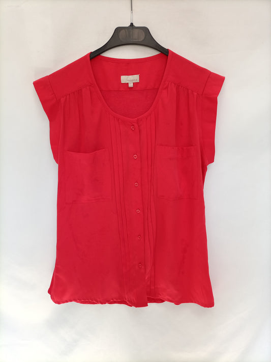 TRUCCO. Blusa coral abotonada T.s