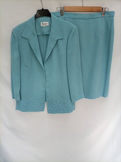 ROSET. Traje de chaqueta azul T. 44