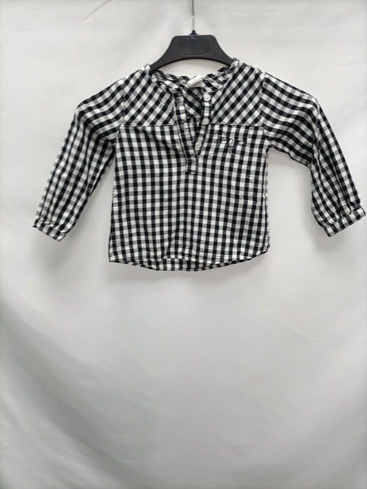 NEWNESS. Camisa de cuadros vichi  T.2A