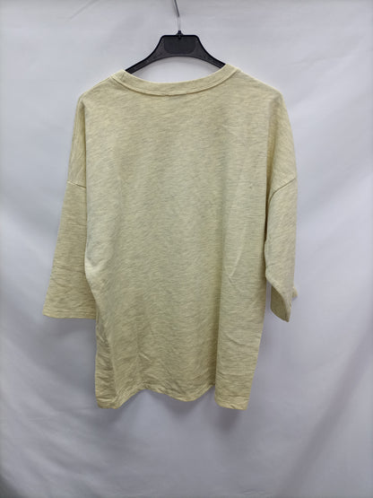 PULL&BEAR. Sudadera oversized japeada T.s