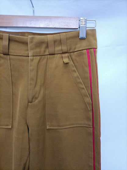 ZARA. Pantalón Mostaza recto T.xs