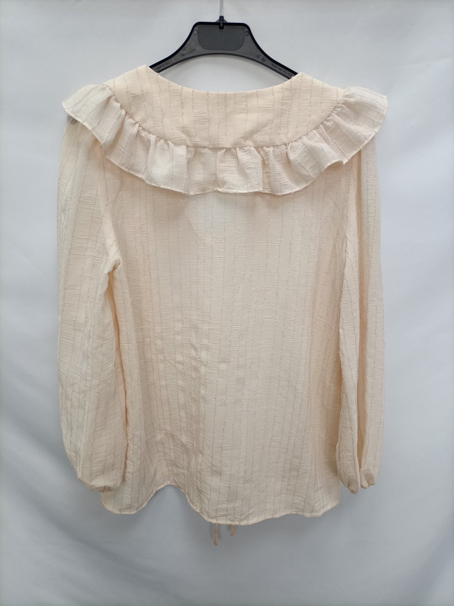 OTRAS. Blusa beige cuello bebé T.u(m)