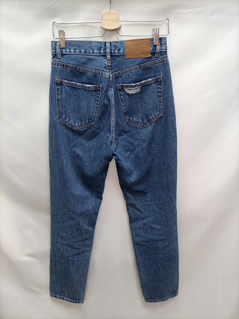 Jeans rectos rotos - PULL&BEAR