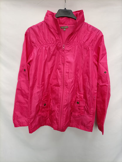 IN EXTENDO. Parka impermeable rosa T. 13-14 años