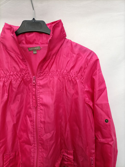 IN EXTENDO. Parka impermeable rosa T. 13-14 años