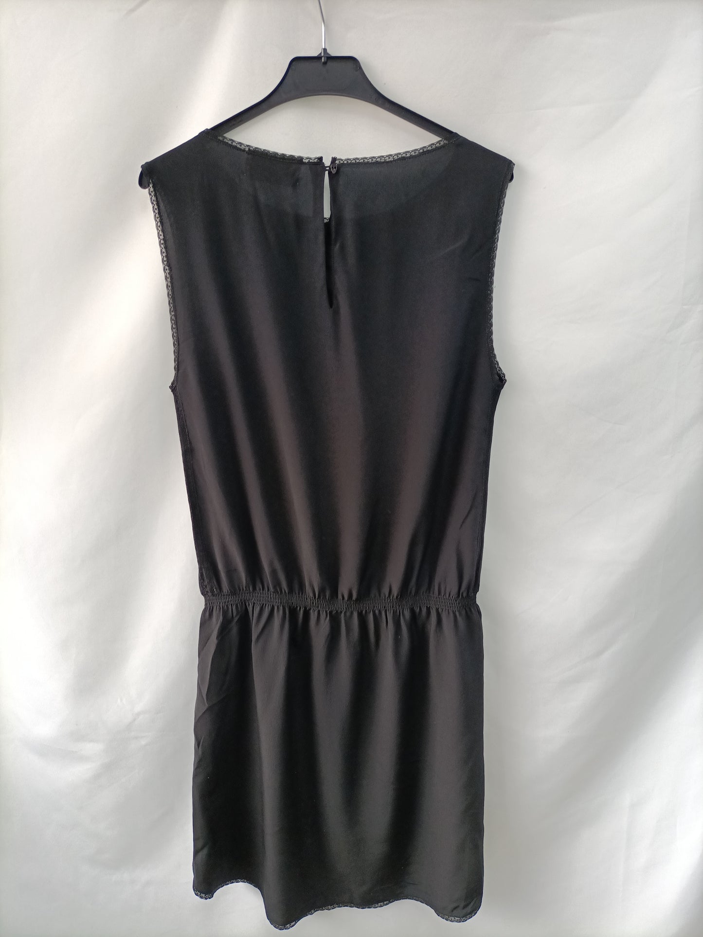 ZADIG& VOLTAIRE. Vestido negro lencero T.s